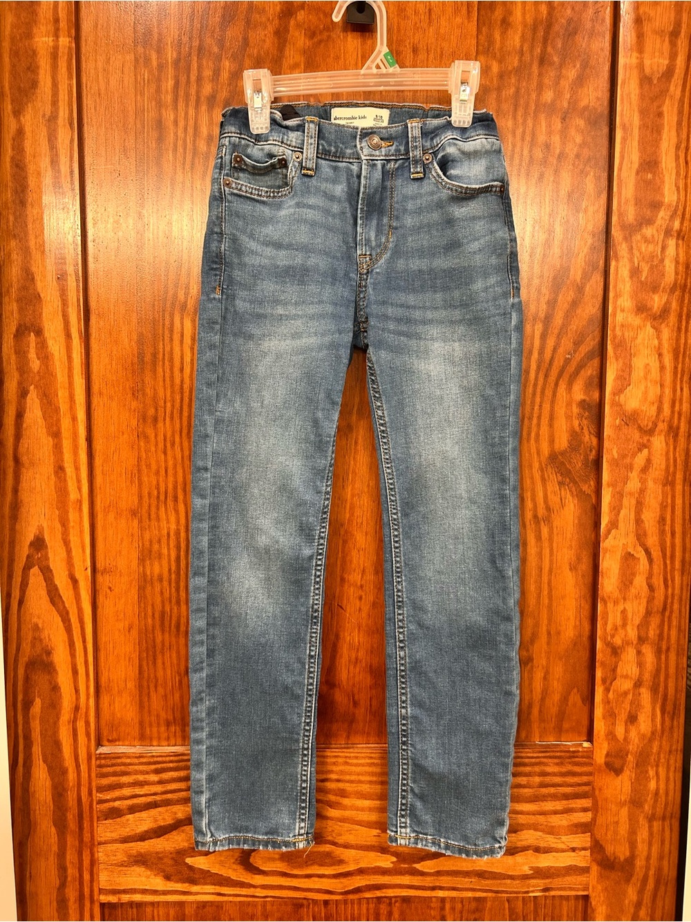 Abercrombie Kids Medium Blue Slim Straight Jeans